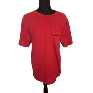 Patagonia Red Logo T-shirt Regular Fit